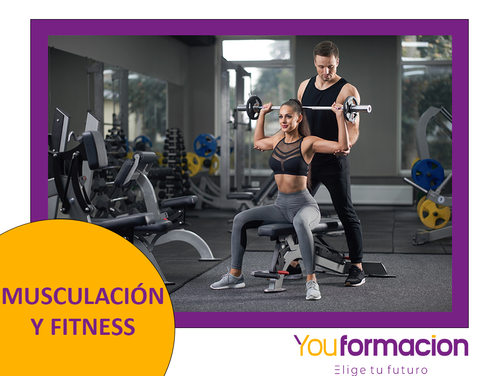 Monitor de Musculación y fitness con estancias formativas