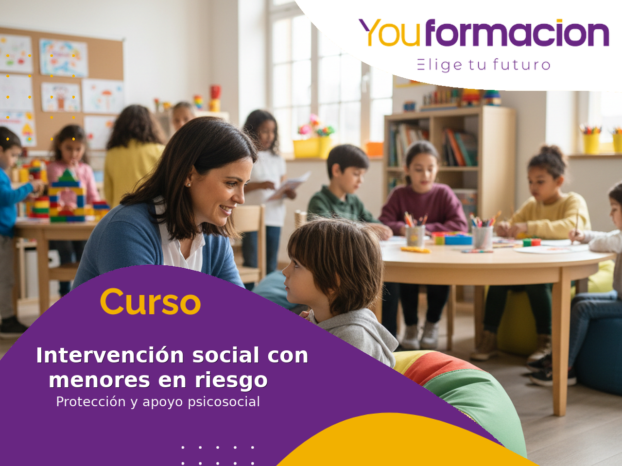 Intervención social con menores en situación de riesgo y vulnerabilidad